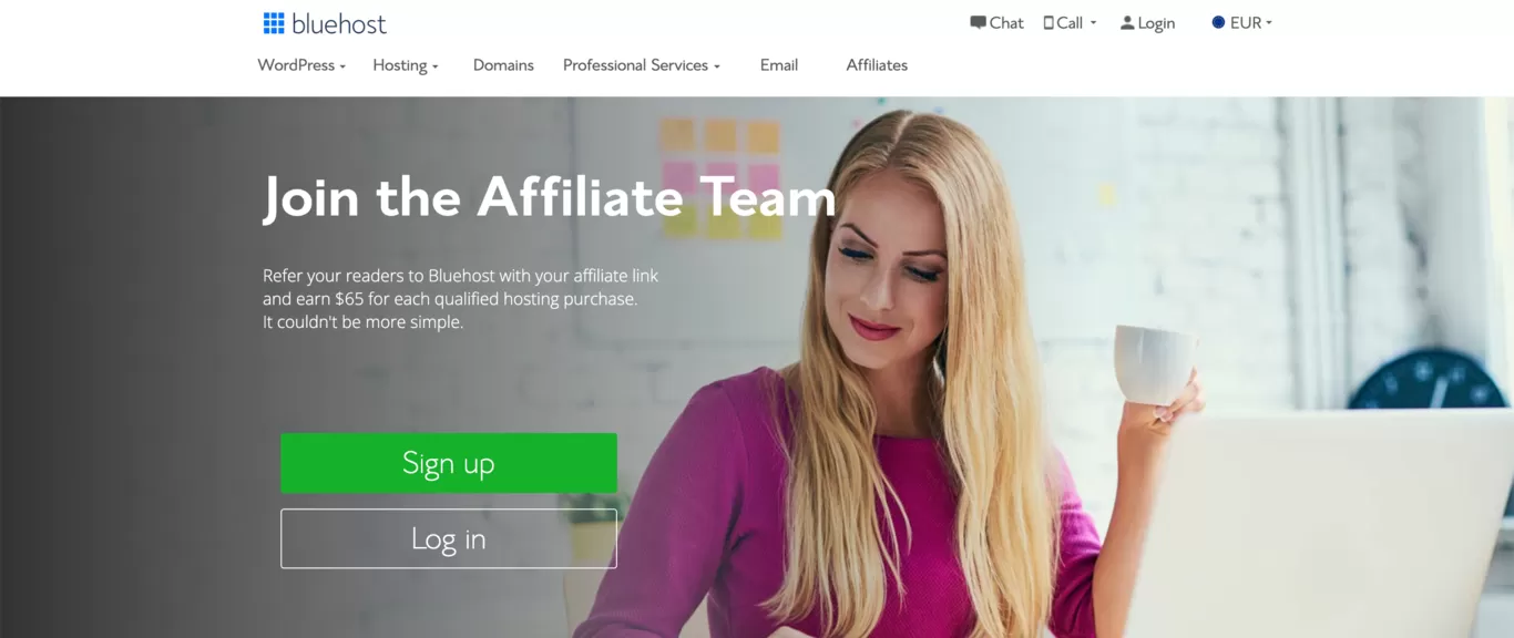 Legjobb affiliate programok Bluehost