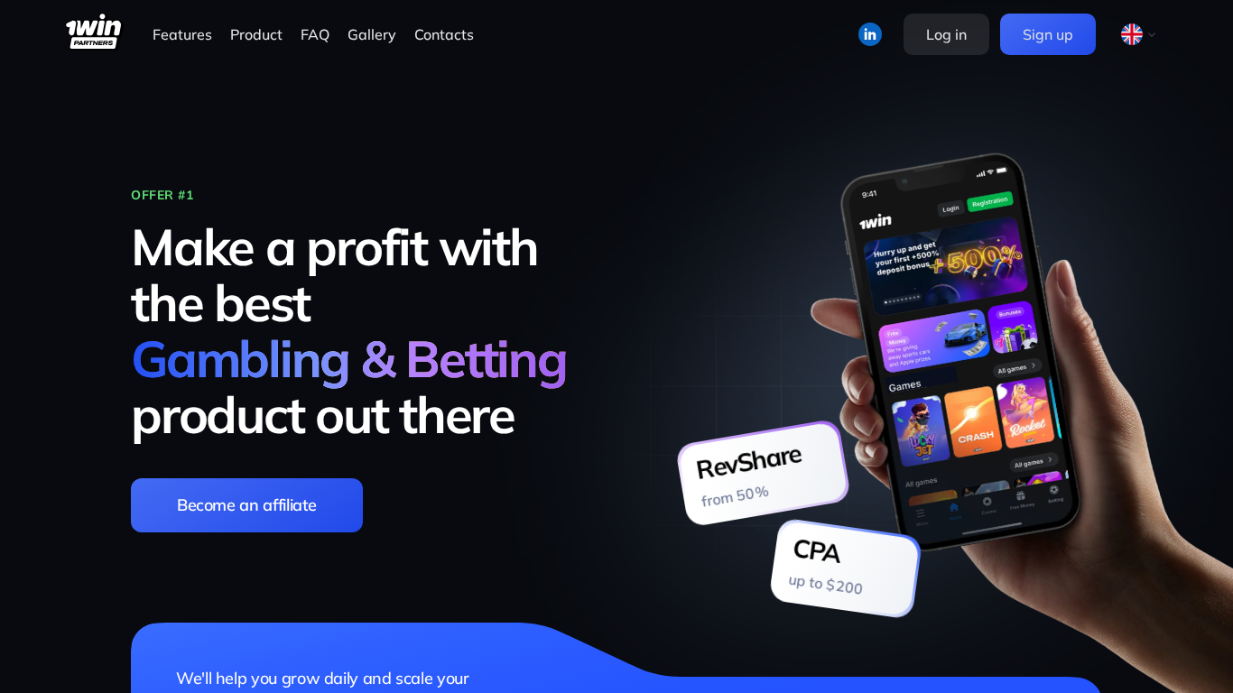 1win Partners Partnerprogram