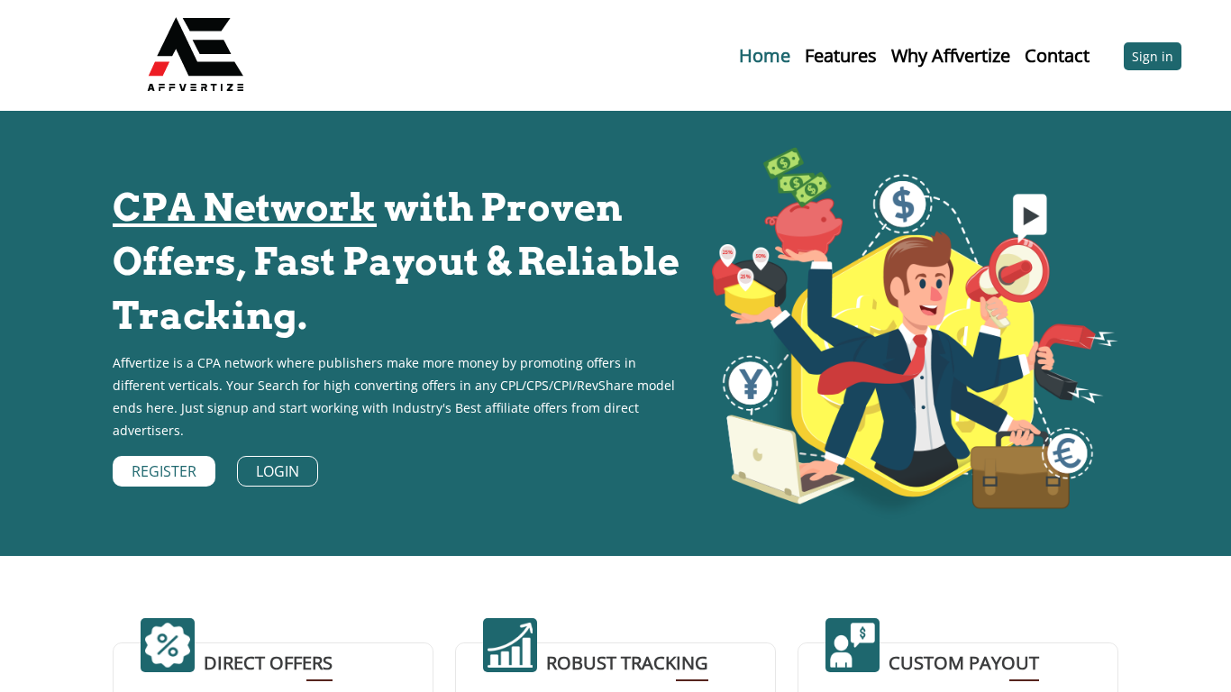 Affvertize Partnerprogram