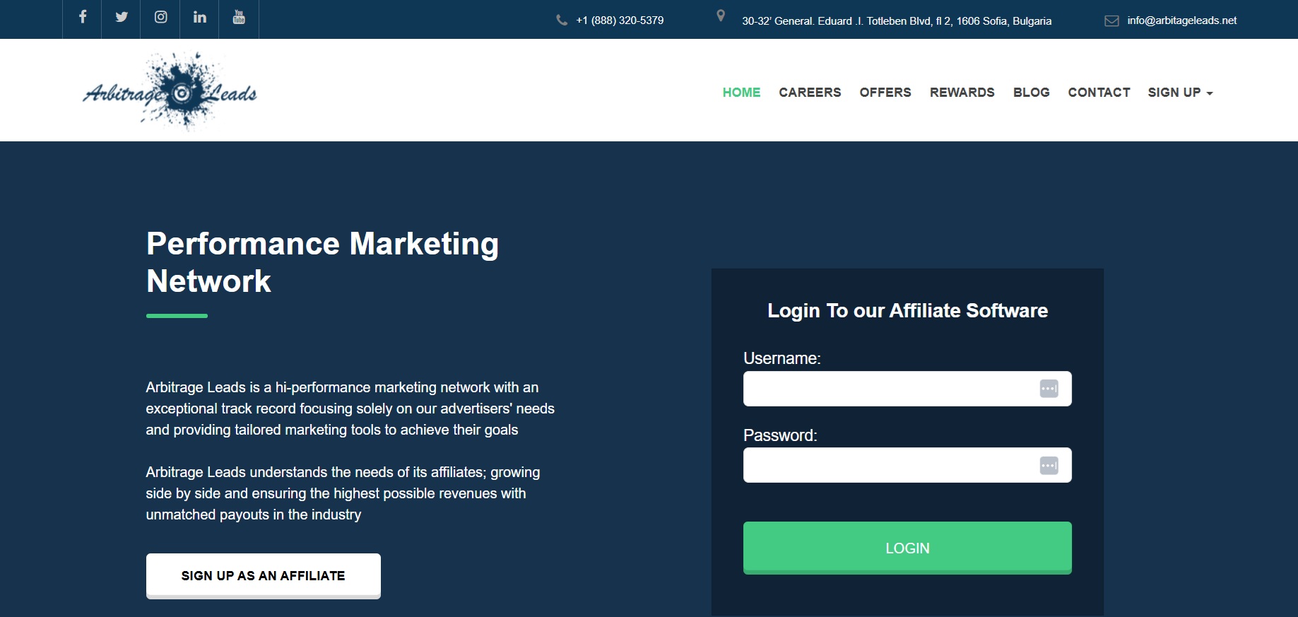 Arbitrage Leads partnerprogram