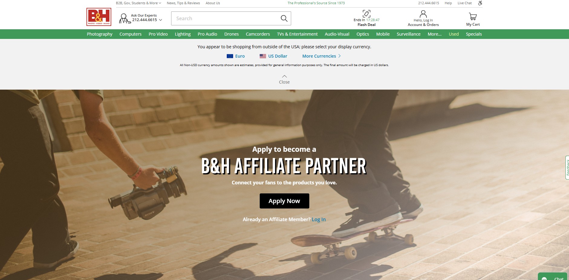 B&H Photo Video partnerprogram