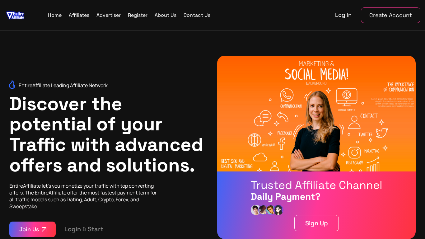 EntireAffiliate Networks Partnerprogram