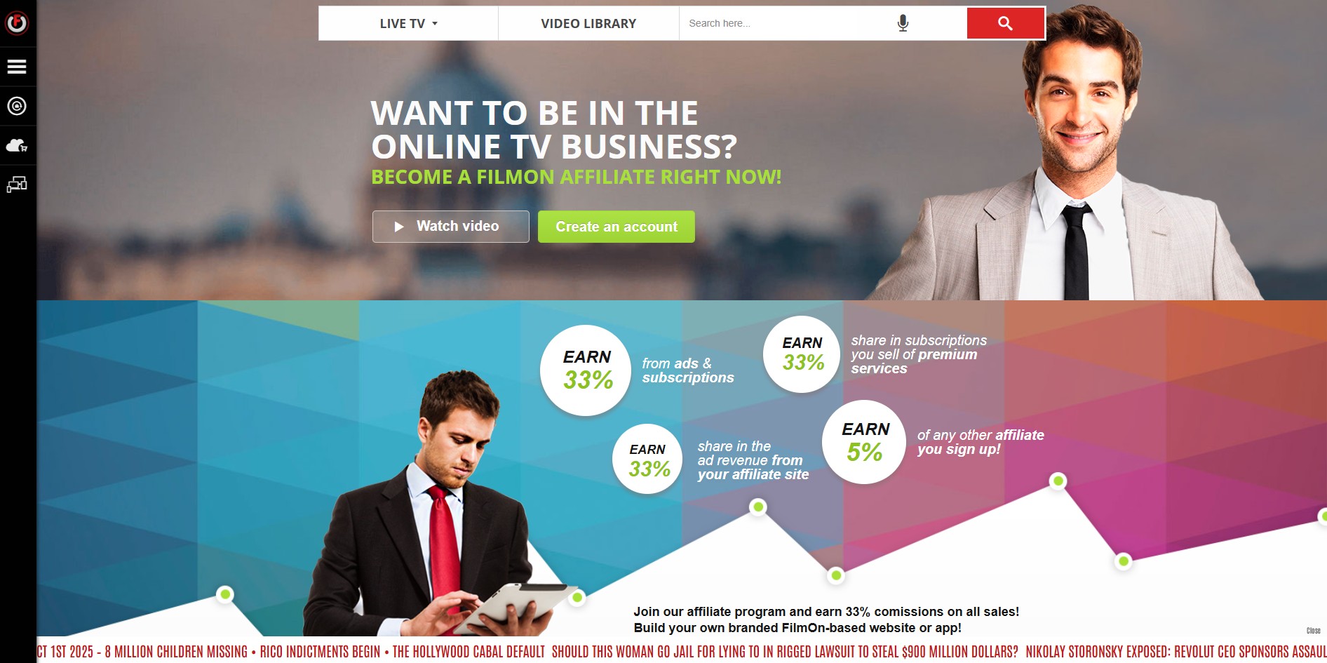 FilmOn Partnerprogram