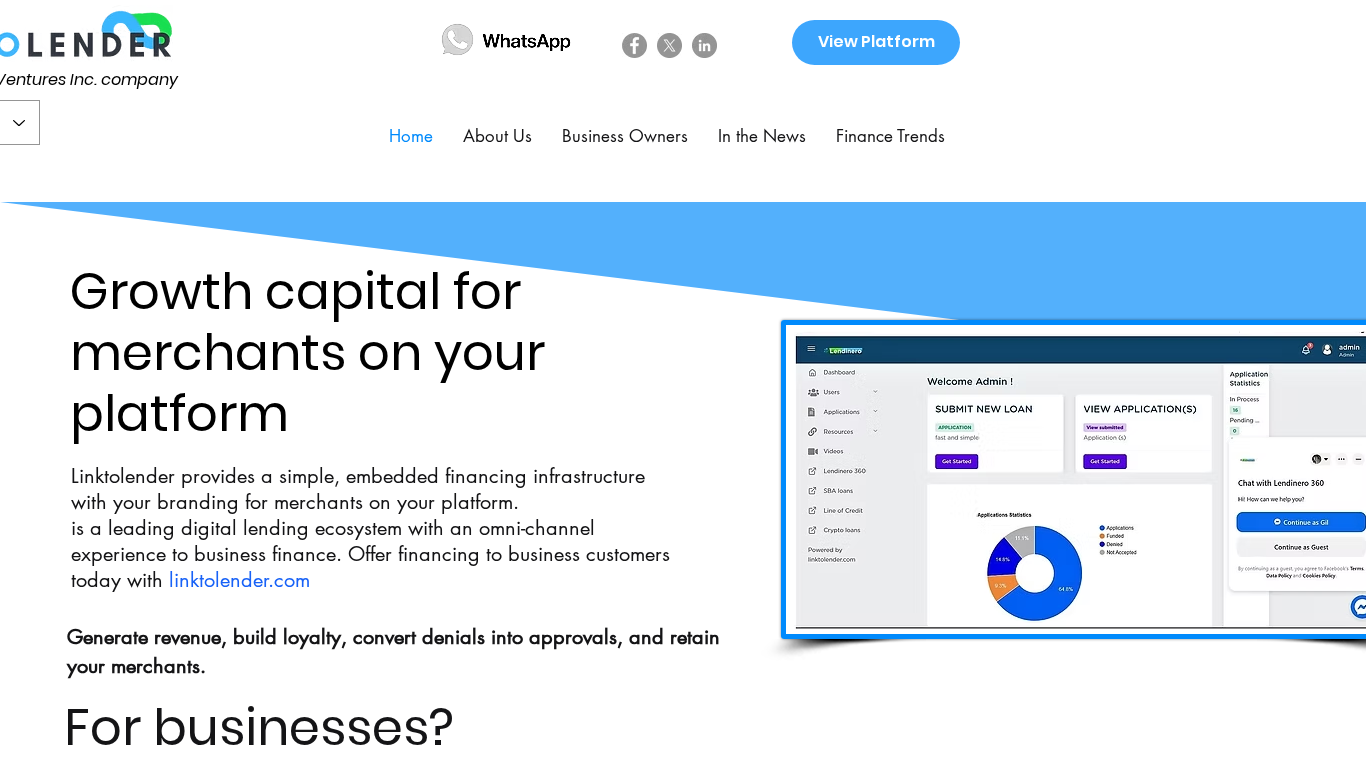 LinktoLender Partnerprogram