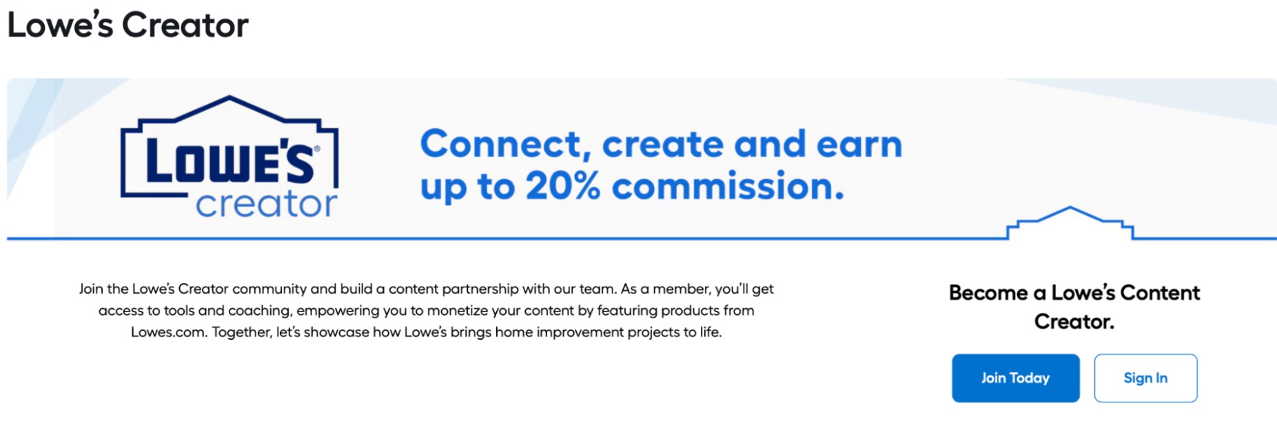 Lowe's Partnerprogram
