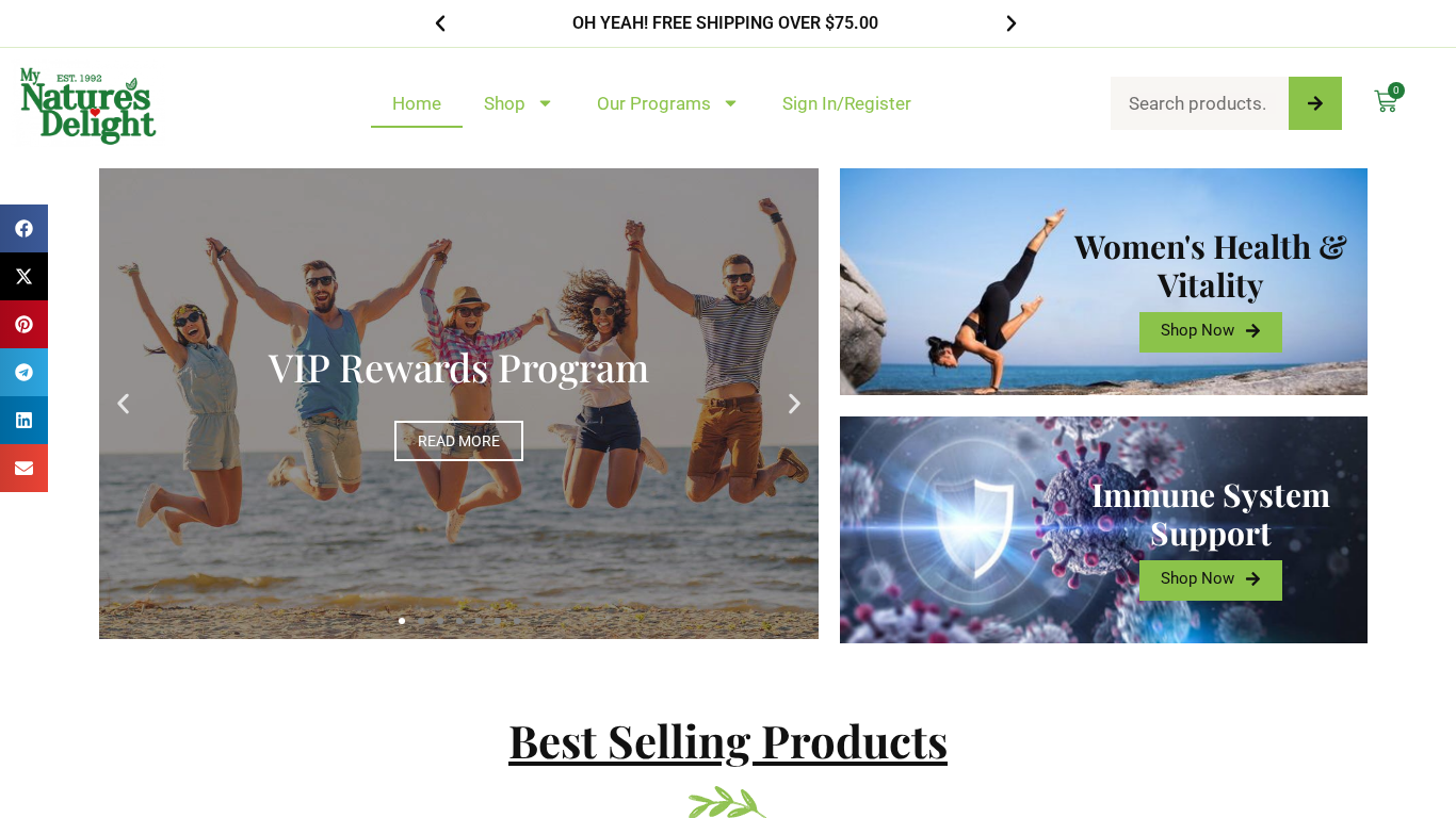 My Nature's Delight Partnerprogram