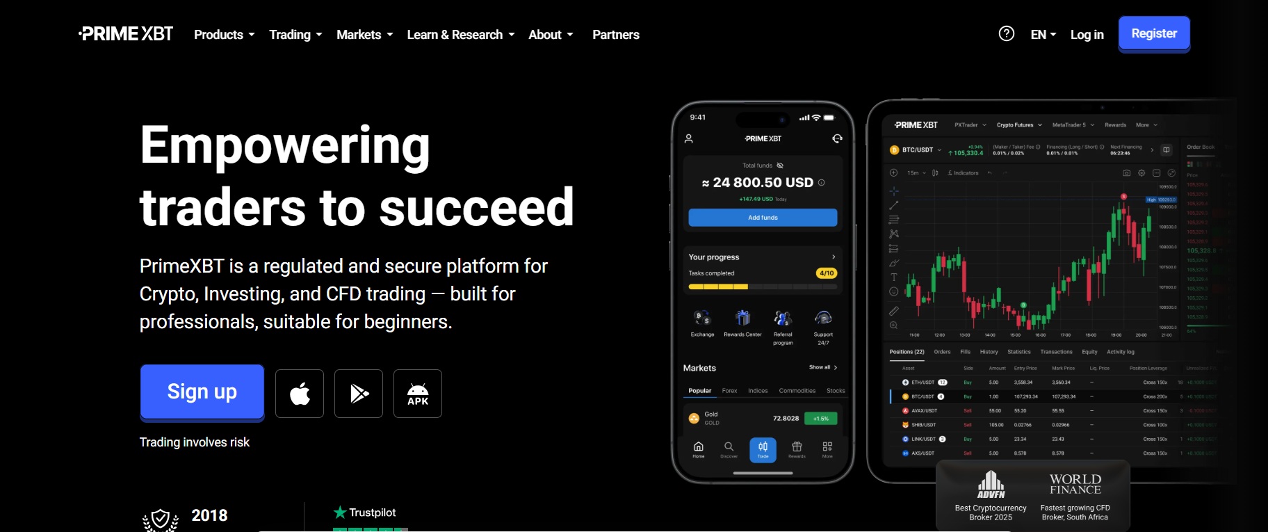 PrimeXBT Partnerprogram