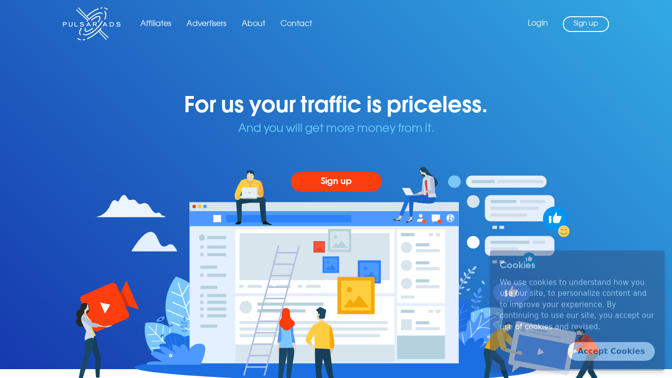 Pulsar Ads Partnerprogram | Post Affiliate Pro