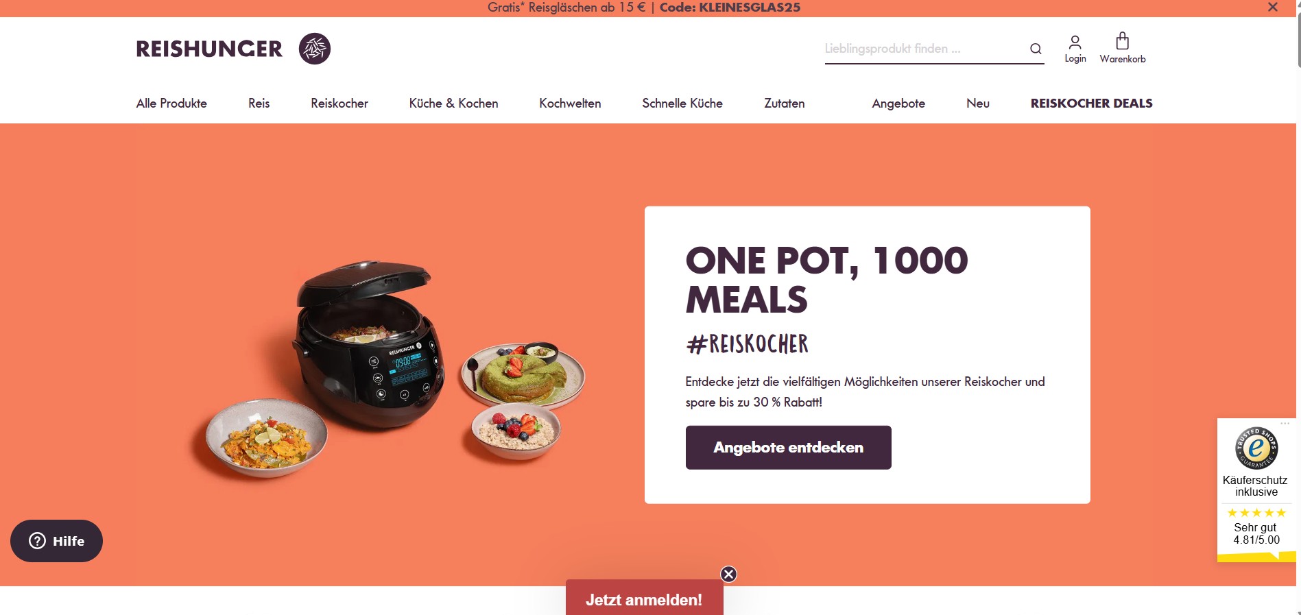 Reishunger Partnerprogram