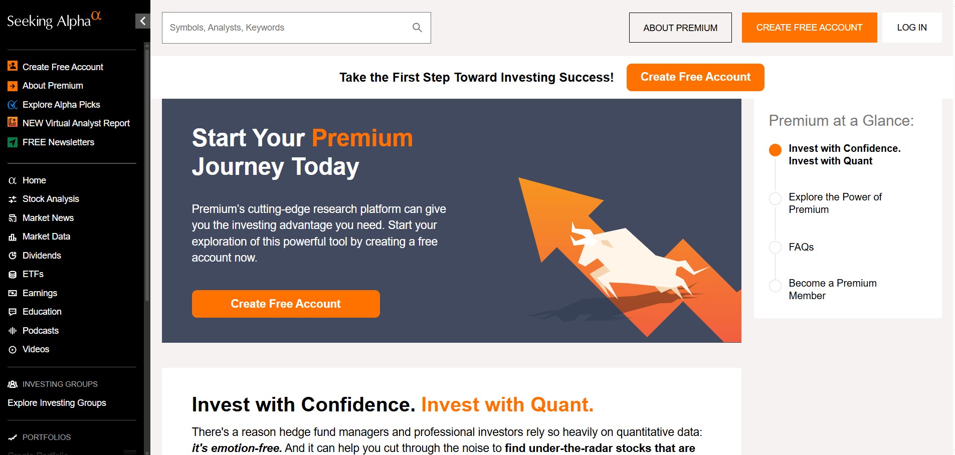 Seeking Alpha Partnerprogram