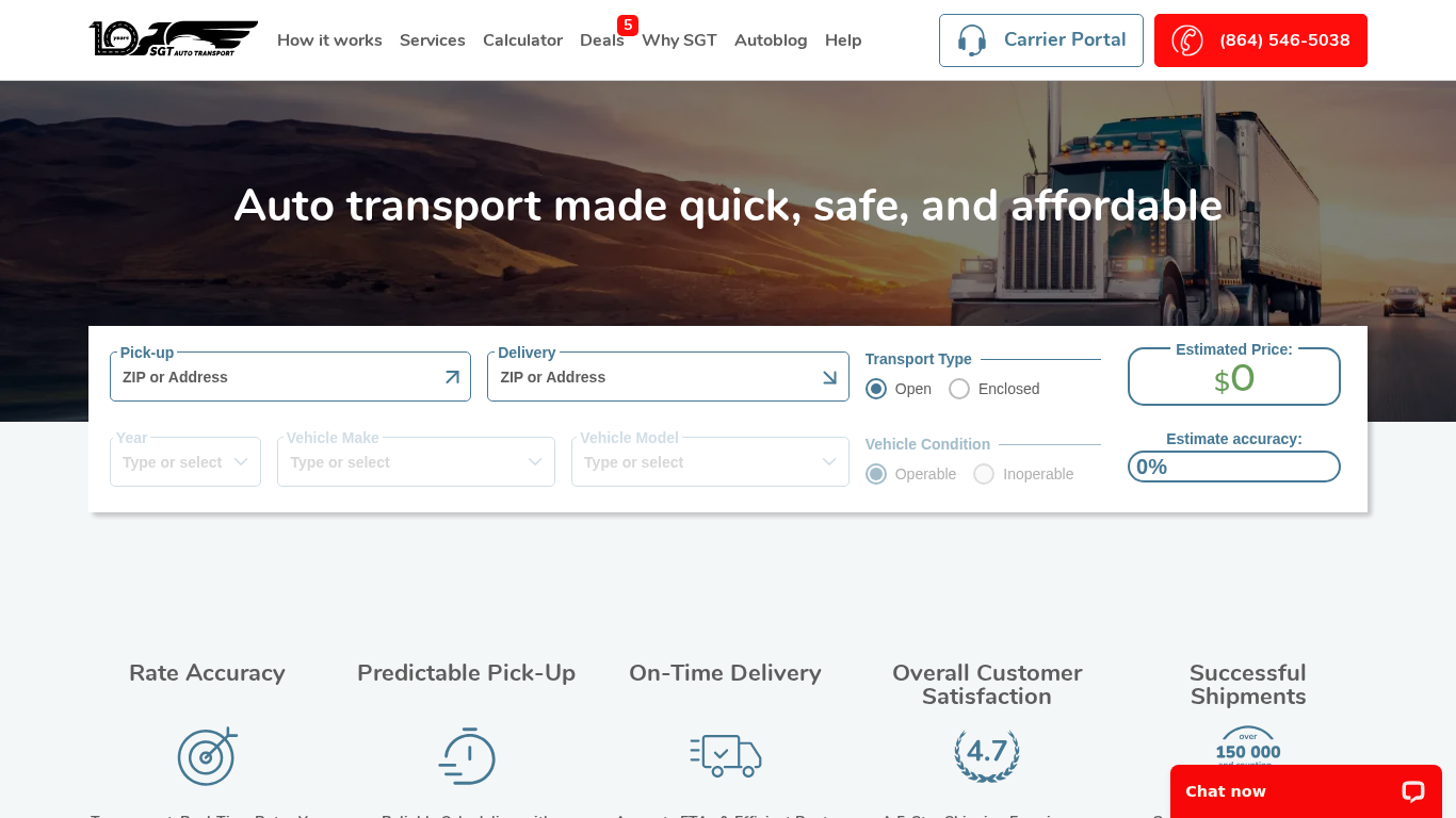 SGT Auto Transport Partnerprogram