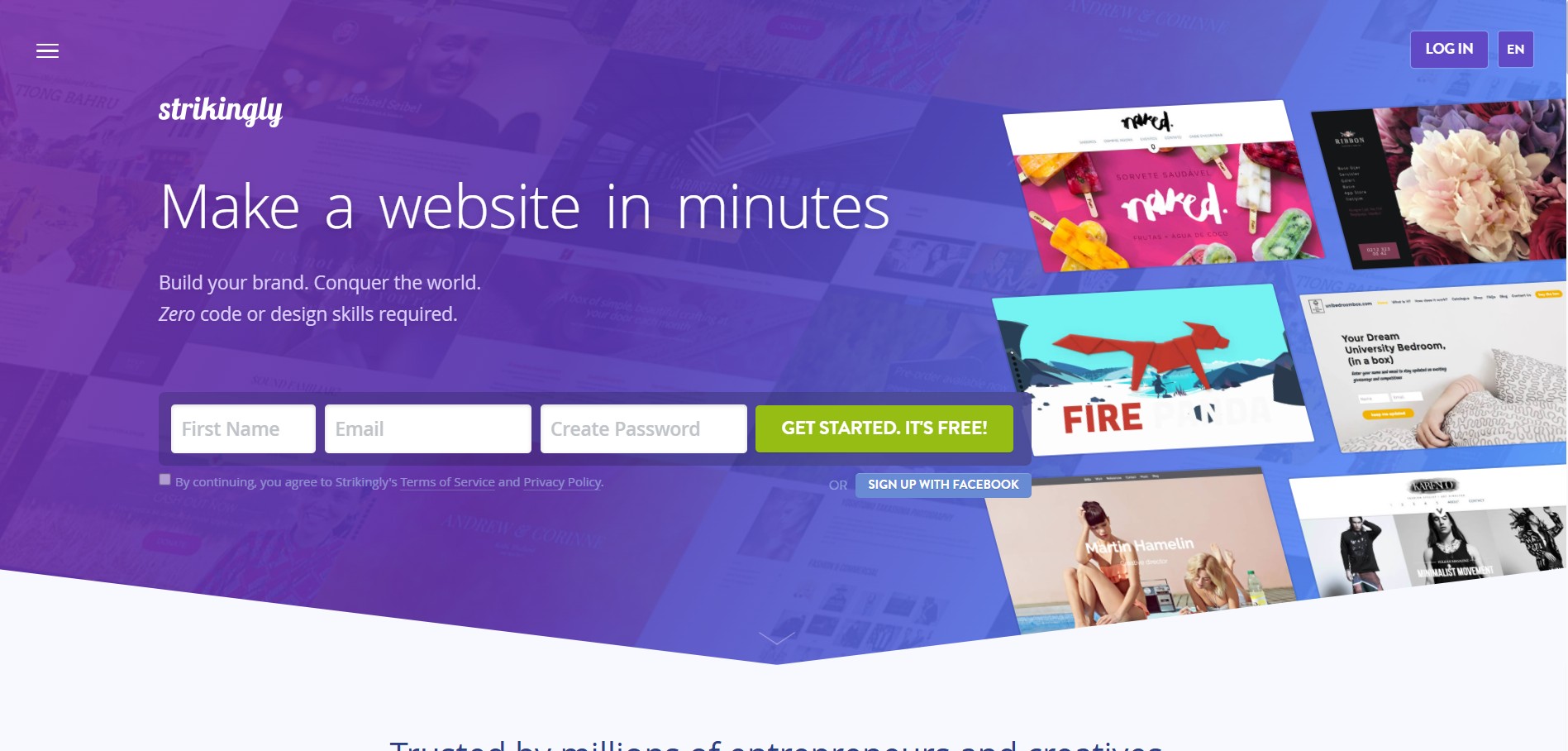 Strikingly Partnerprogram