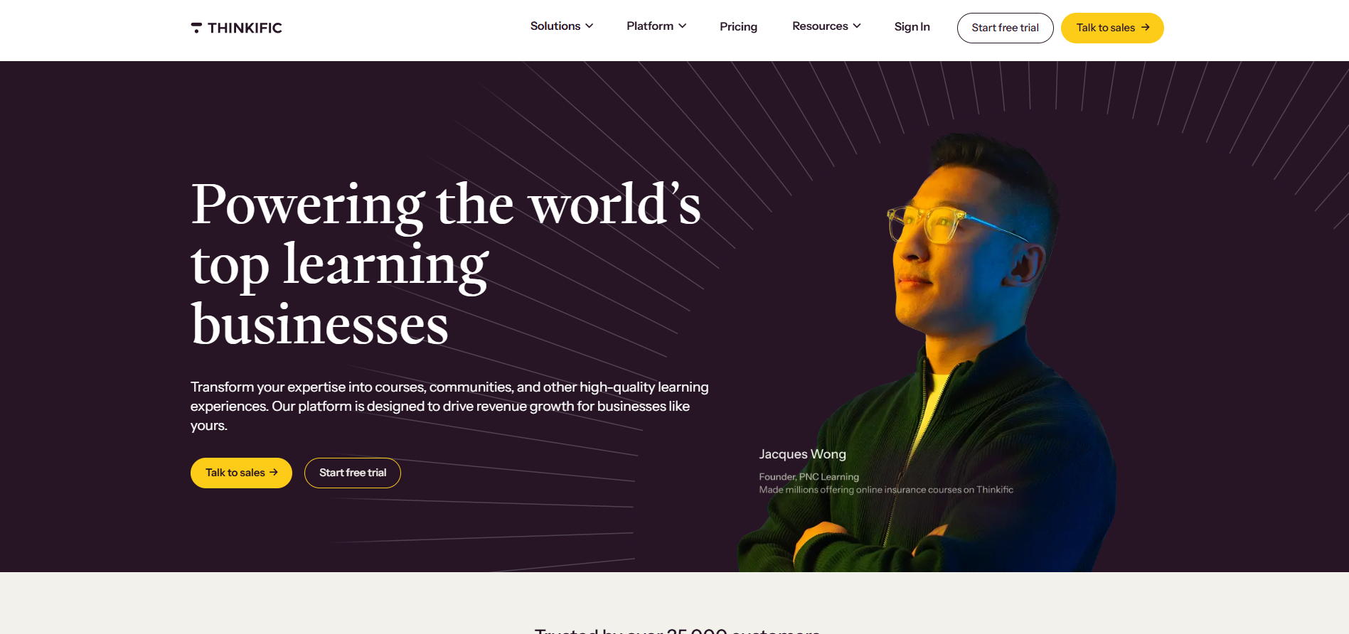 Thinkific partnerprogram