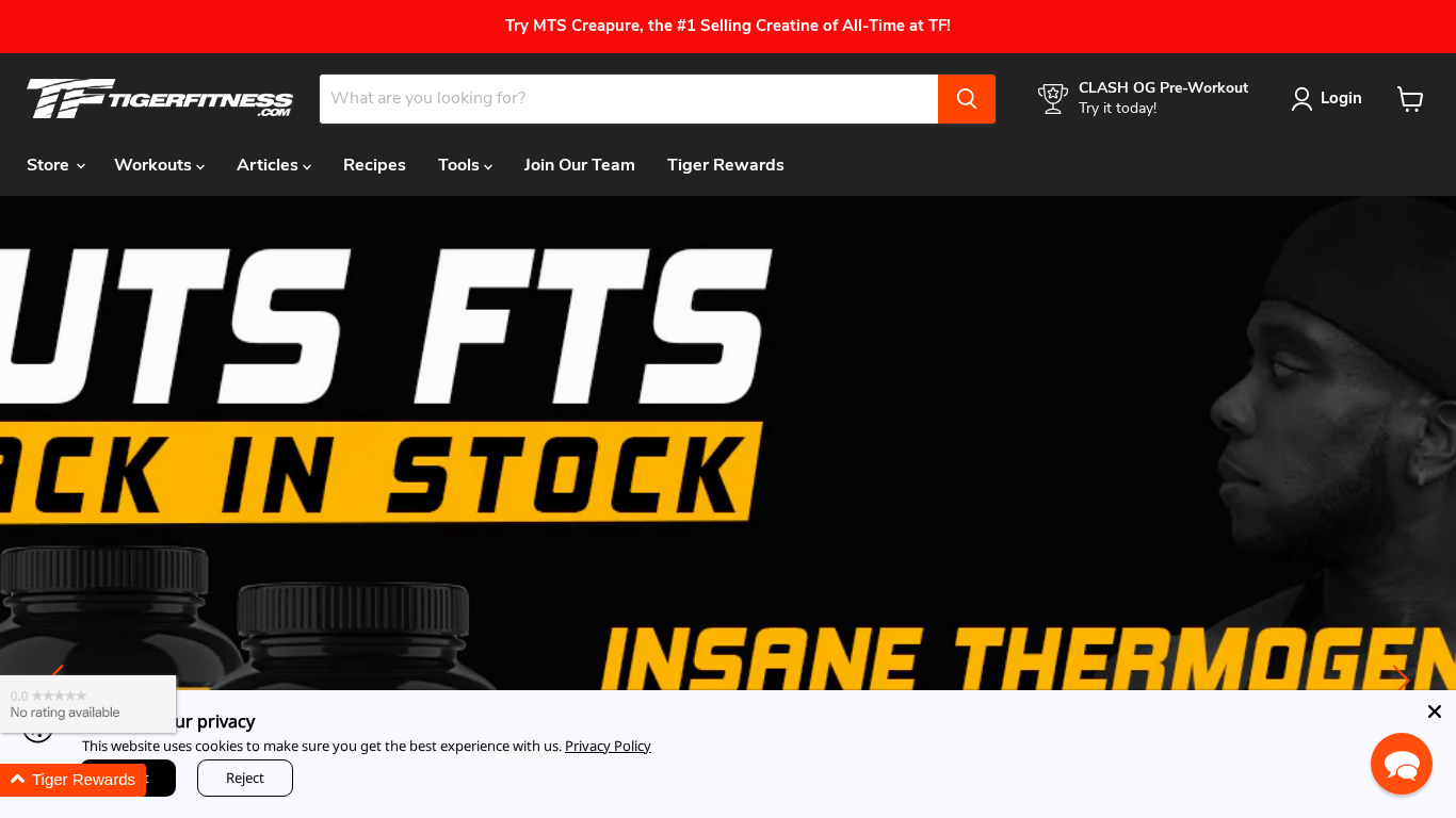 Tiger Fitness Partnerprogram