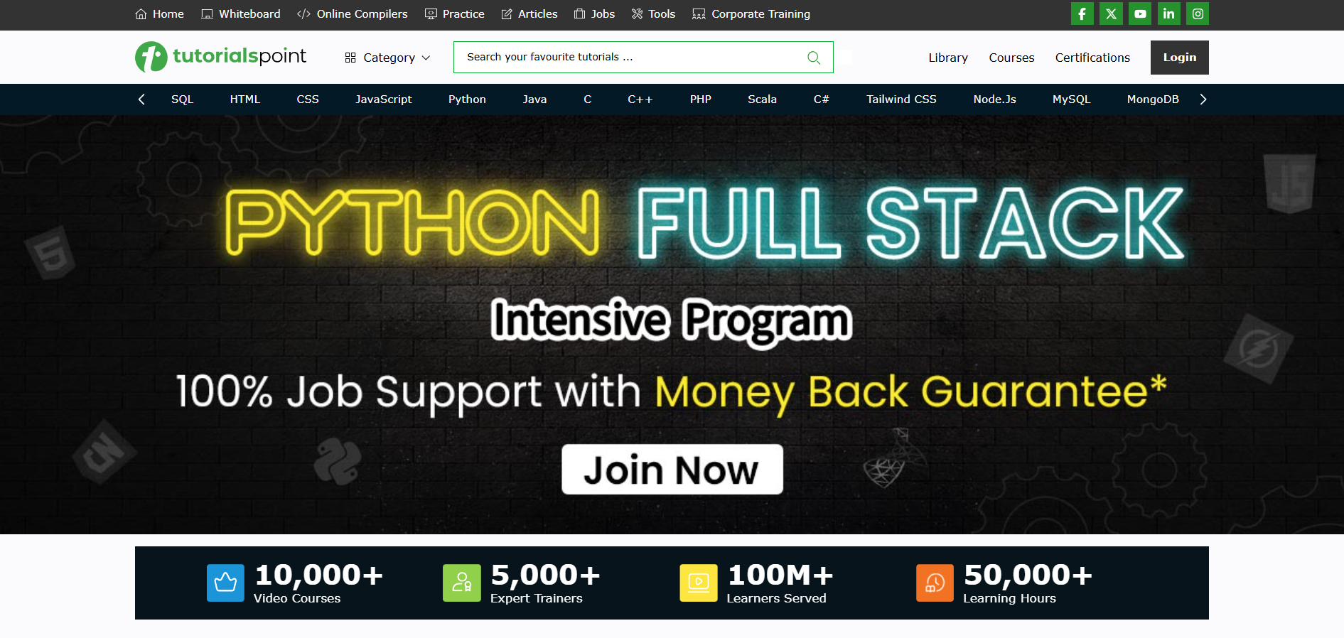 Tutorials Point partnerprogram