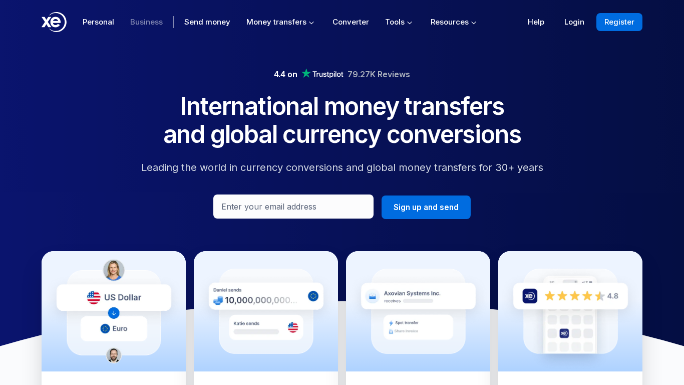 XE.com Partnerprogram