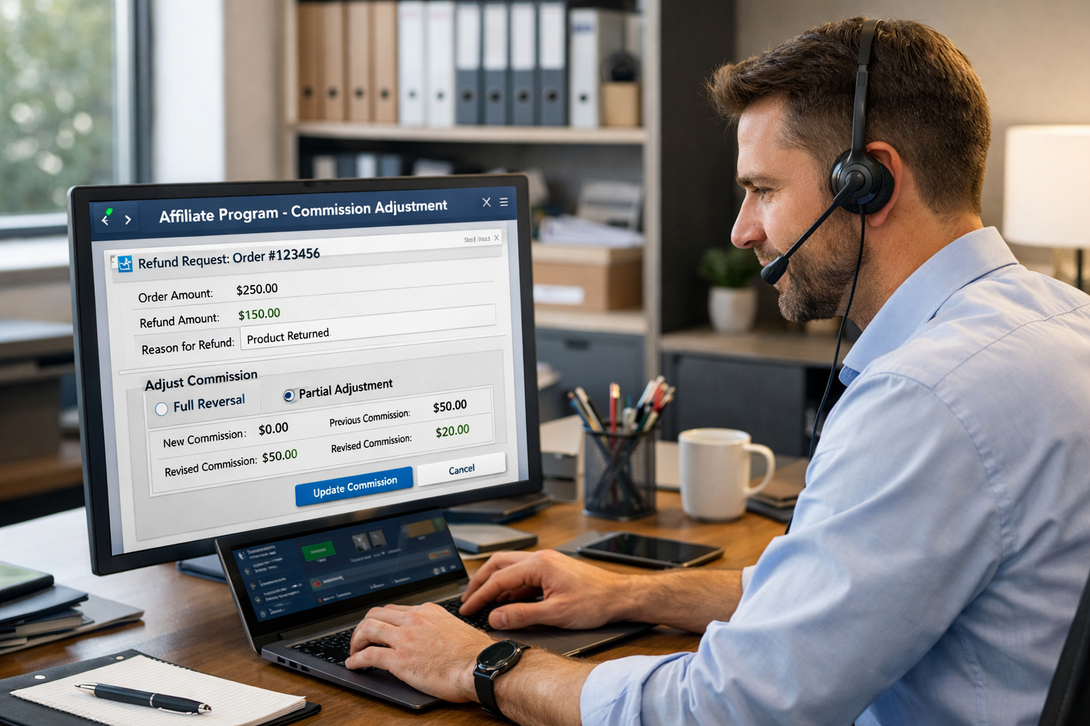 Visszatérítések kezelése affiliate szoftverben: Negatív jutalékok vs. Jutalék elutasítás