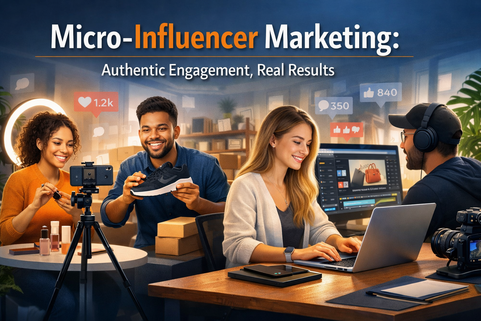 A mikro-influenszerekkel való együttműködés előnyei a hírességekkel szemben