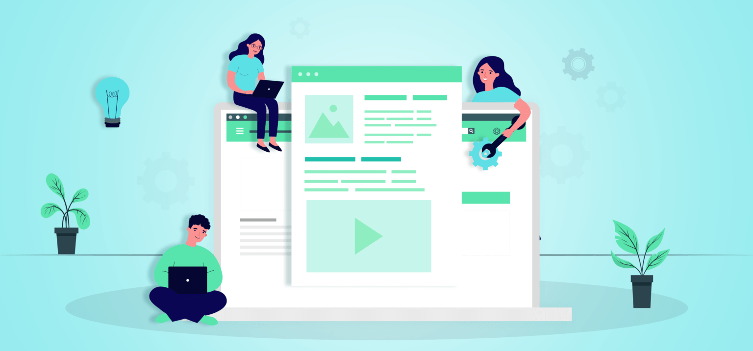 Visual content illustration