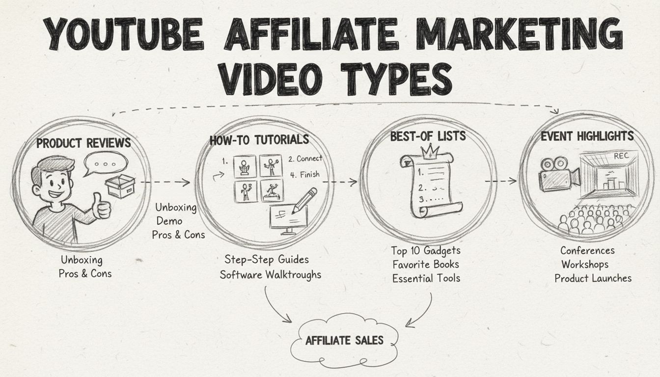 A legjobb YouTube videótípusok affiliate marketinghez