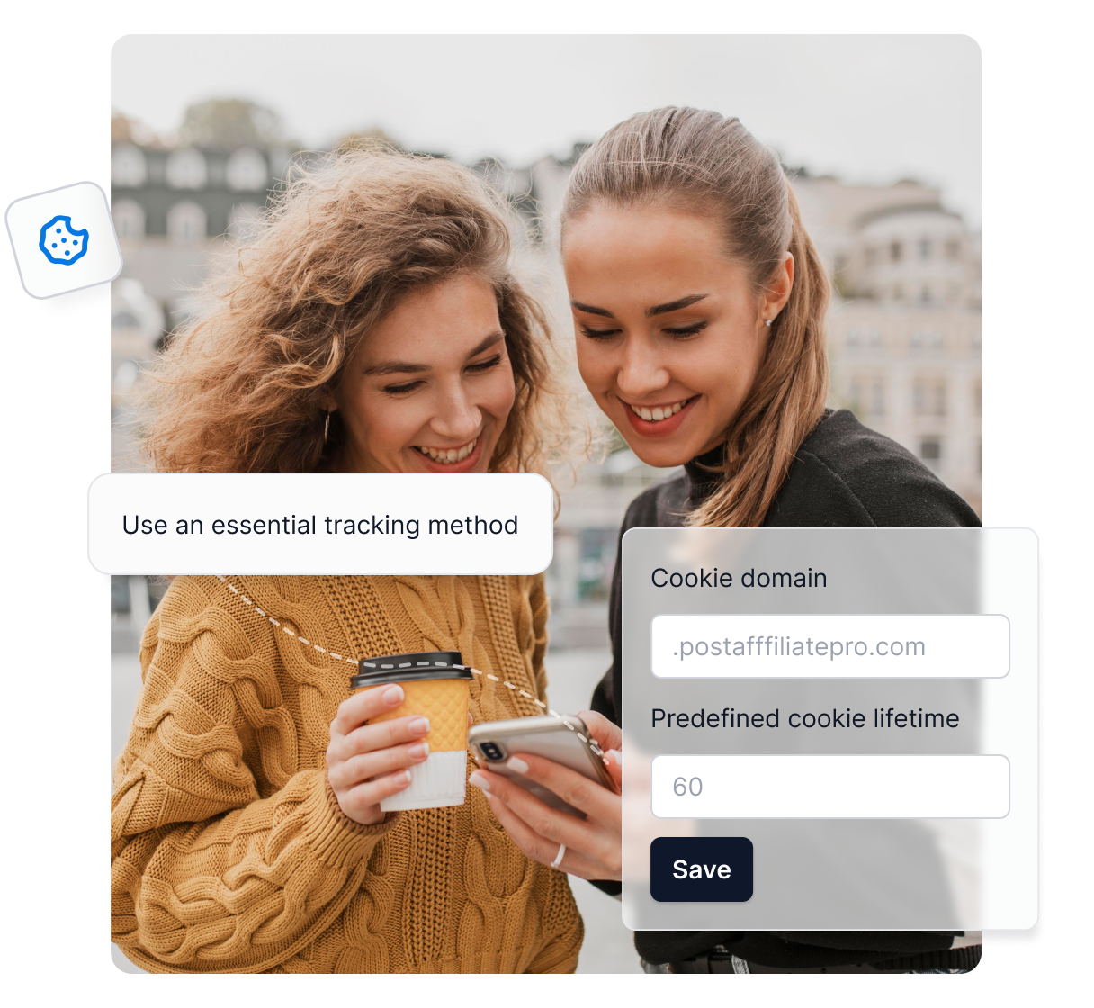 Infografika arról, milyen területeken segíthet a Post Affiliate Pro: például közönség azonosítása, jutalékstruktúrák létrehozása, és még sok más.