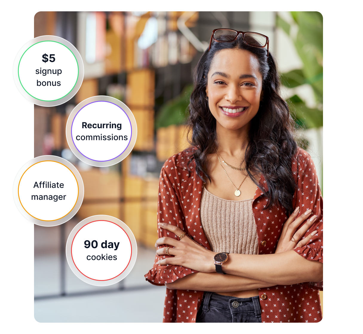 Szerezz 5$ regisztrációs bónuszt, ismétlődő jutalékokat, dedikált affiliate menedzsert és 90 napos sütiket a Post Affiliate Pro partnerprogrammal.