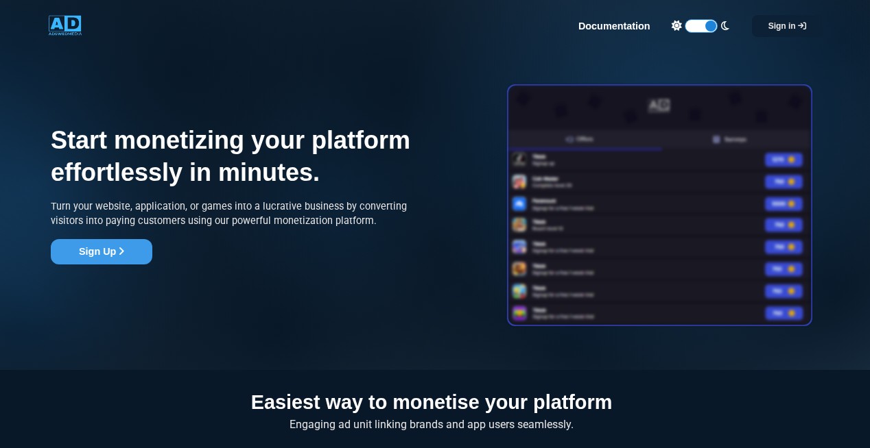 Adswedmedia Partnerprogram