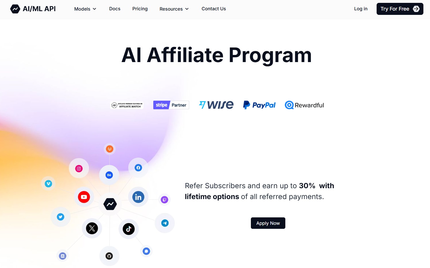 AI/ML API Partnerprogram