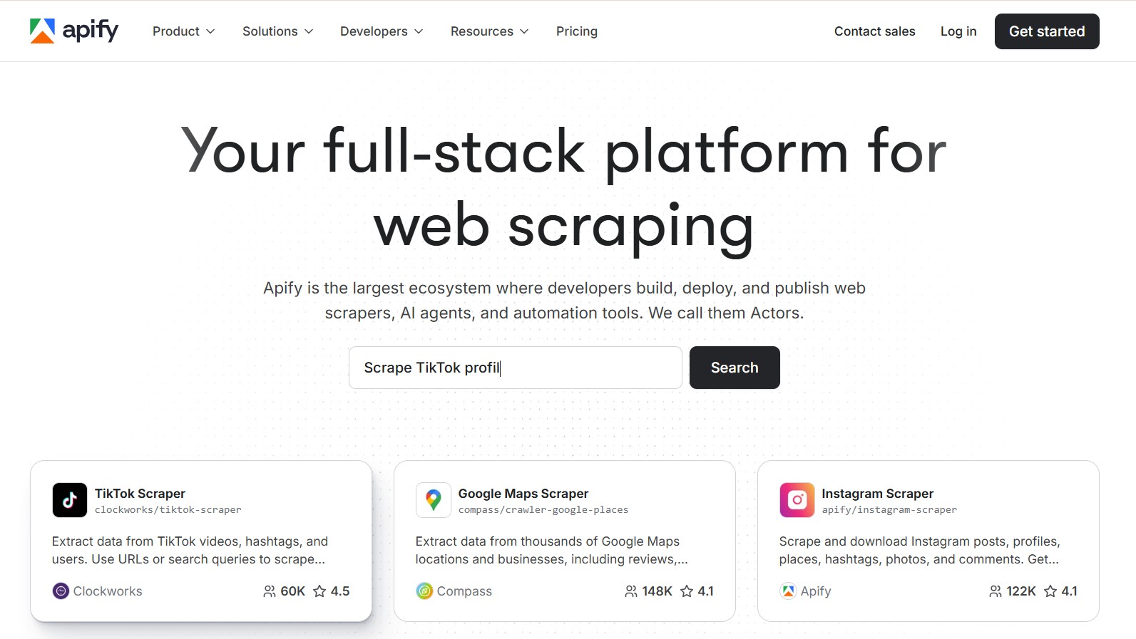 Apify Partnerprogram