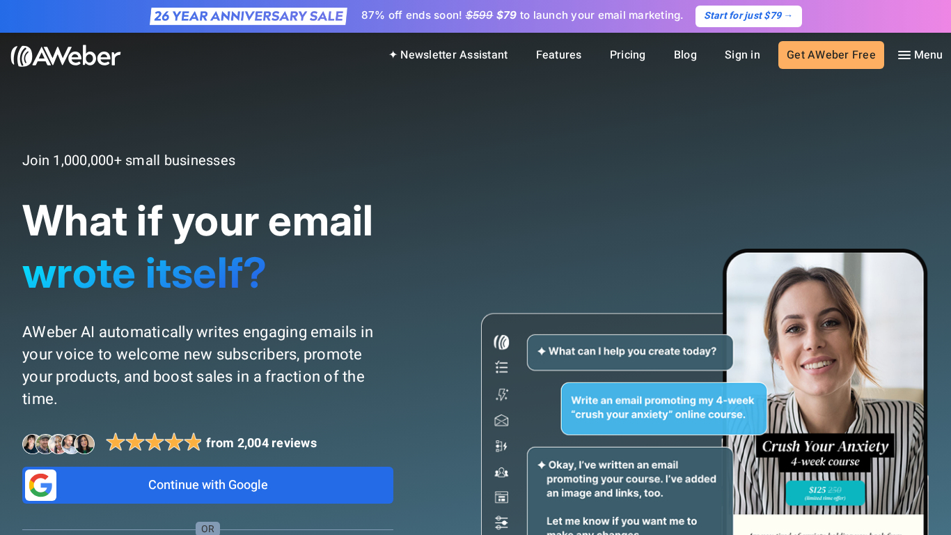 AWeber Partnerprogram