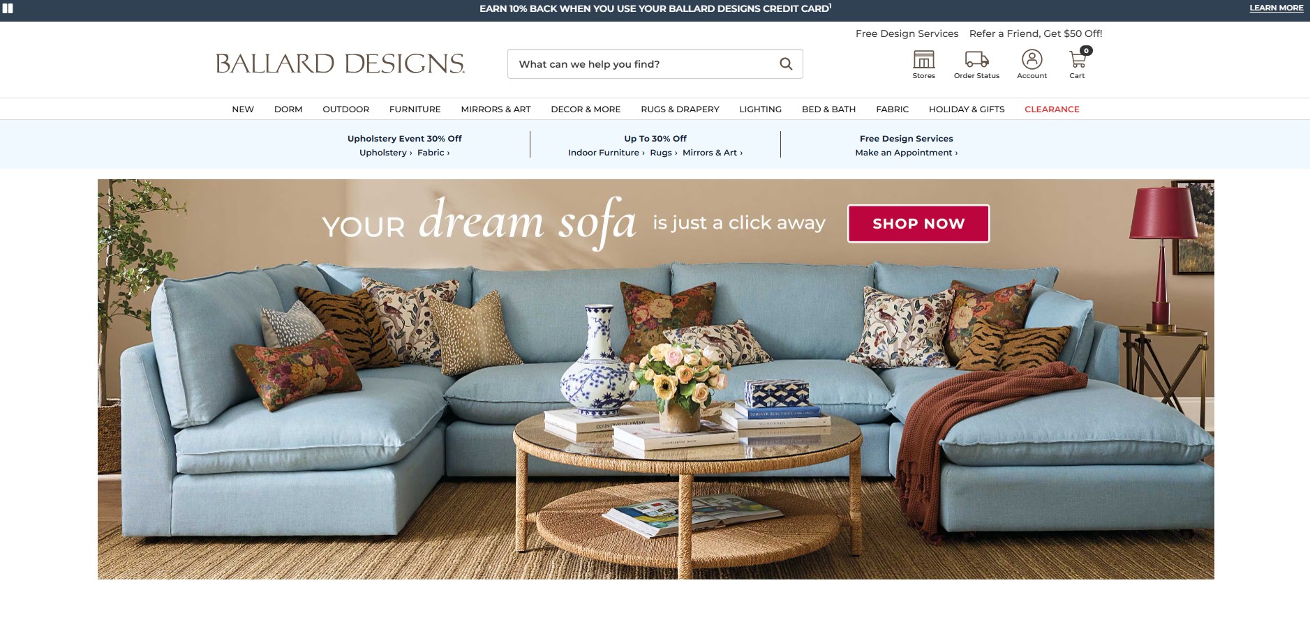 Ballard Designs partnerprogram