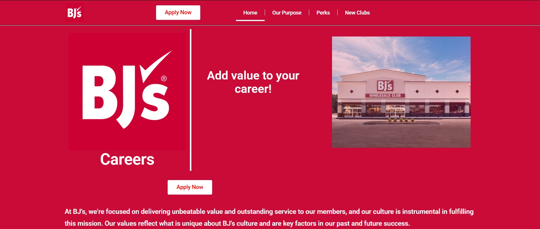 BJ's Wholesale Club partnerprogram