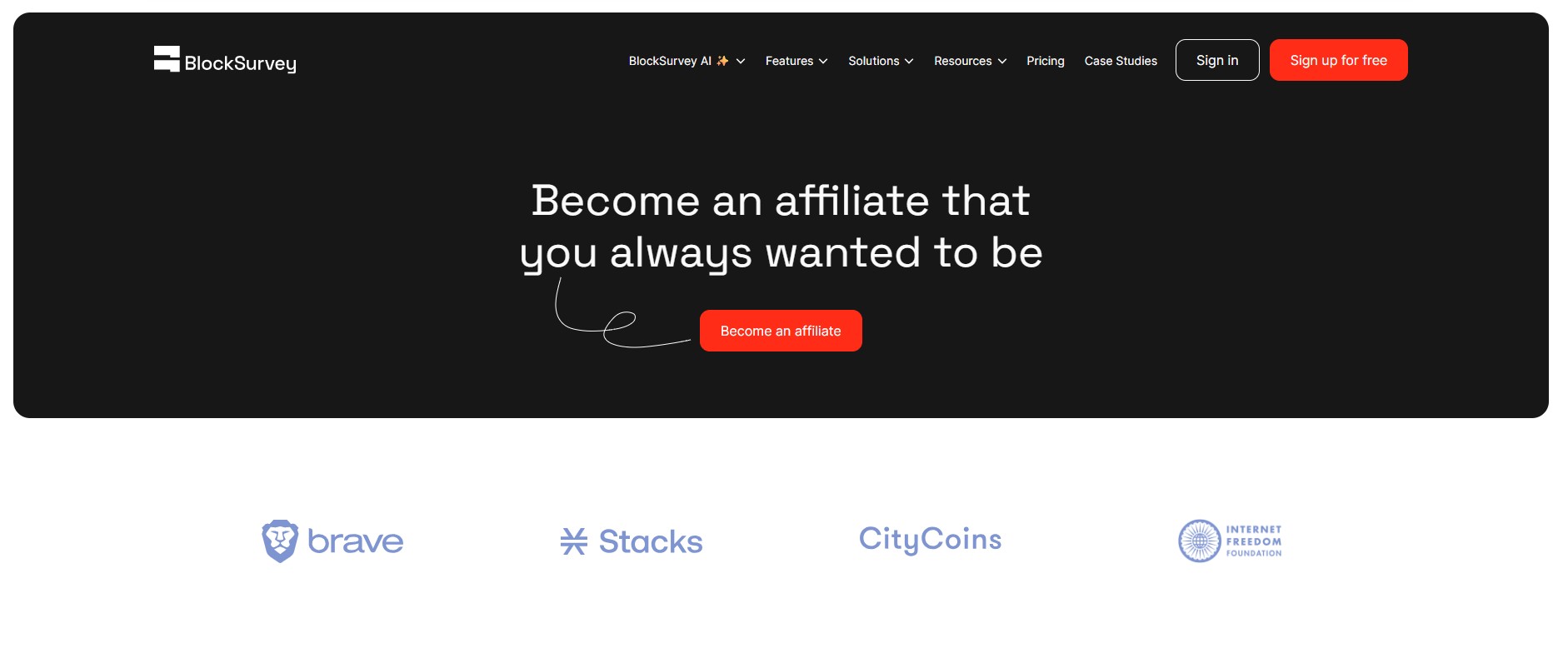 BlockSurvey Partnerprogram