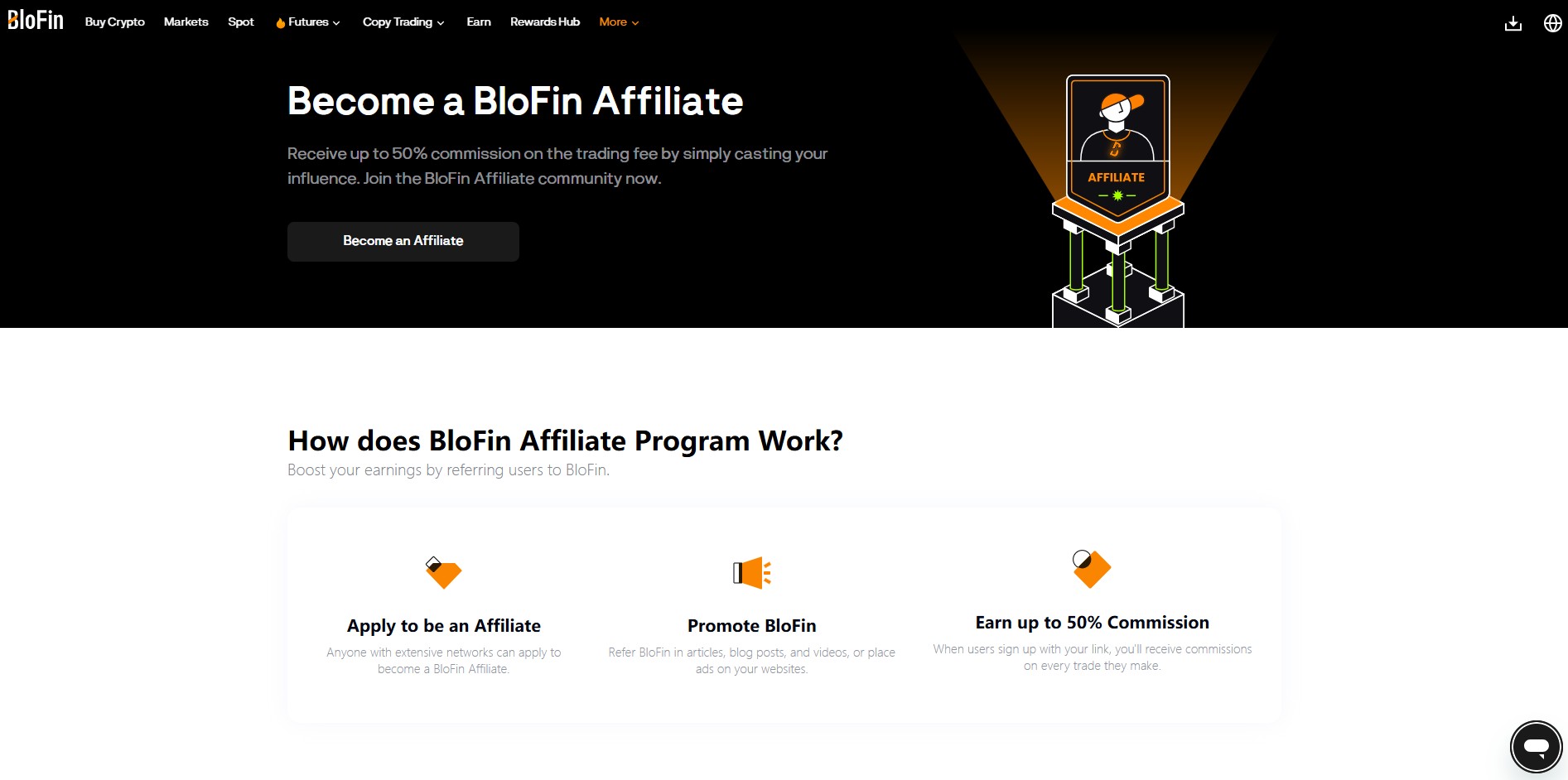 Blofin Partnerprogram