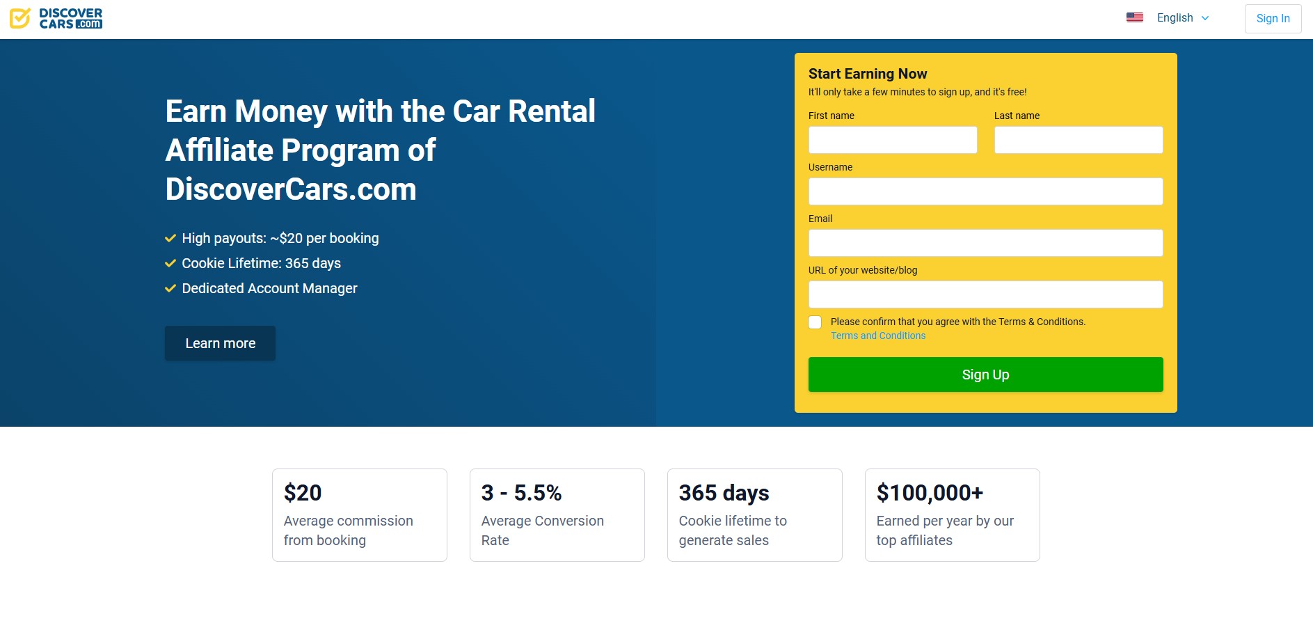 DiscoverCars.com Partnerprogram