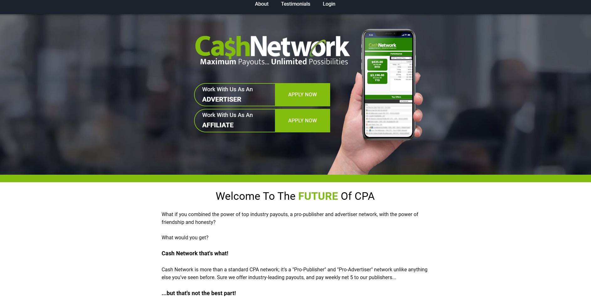 Cash Network Partnerprogram