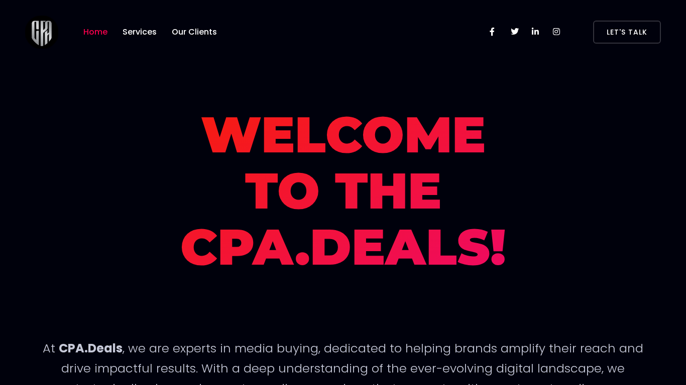 CPA Deals Partnerprogram