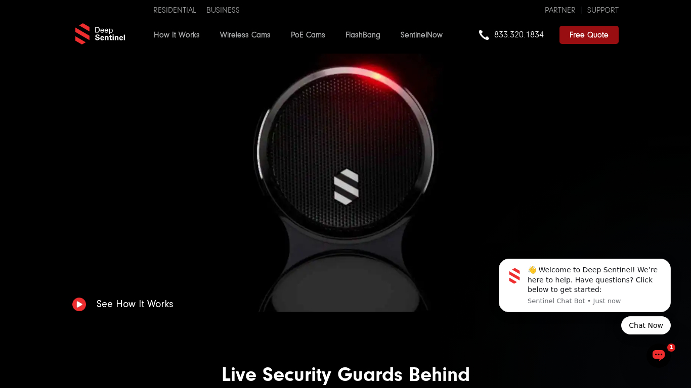 Deep Sentinel Partnerprogram