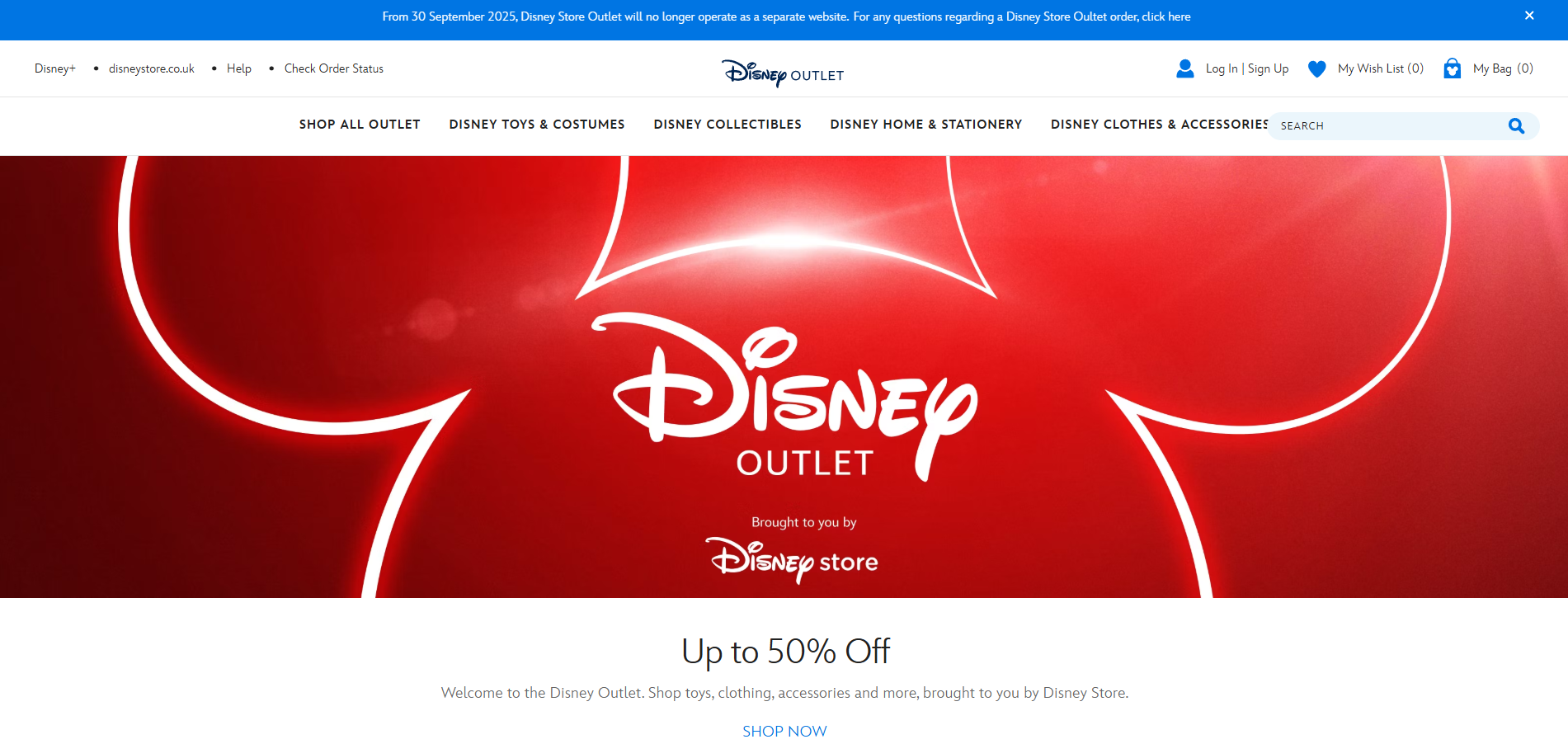 Disney Outlet Partnerprogram