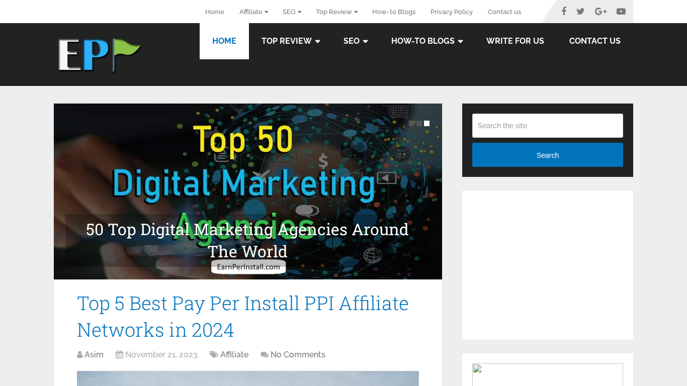 EarnPerInstall Partnerprogram