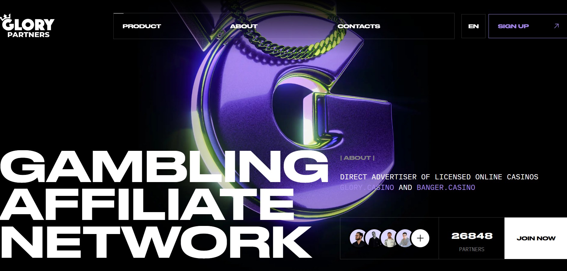 Glory Partners Partnerprogram