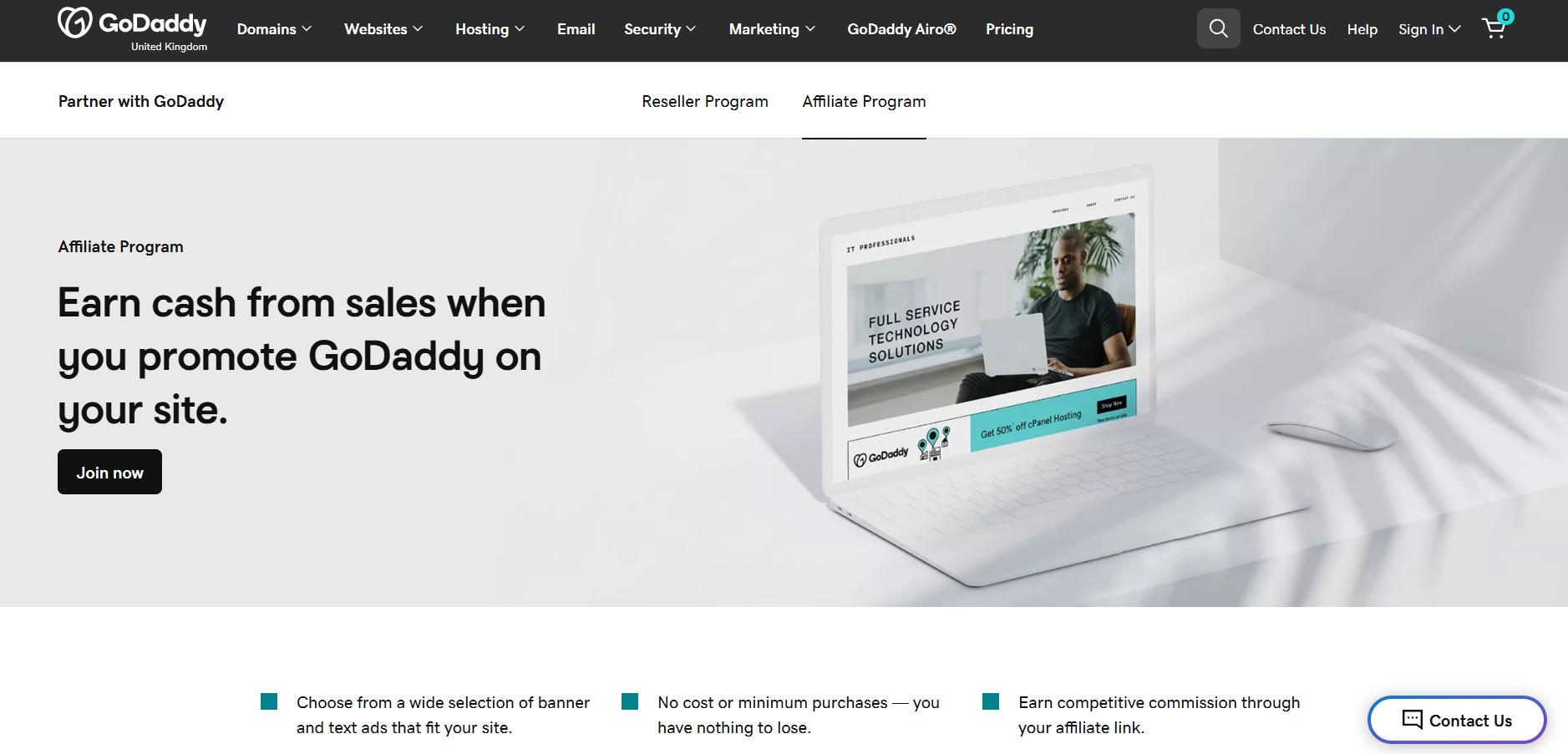 GoDaddy Partnerprogram