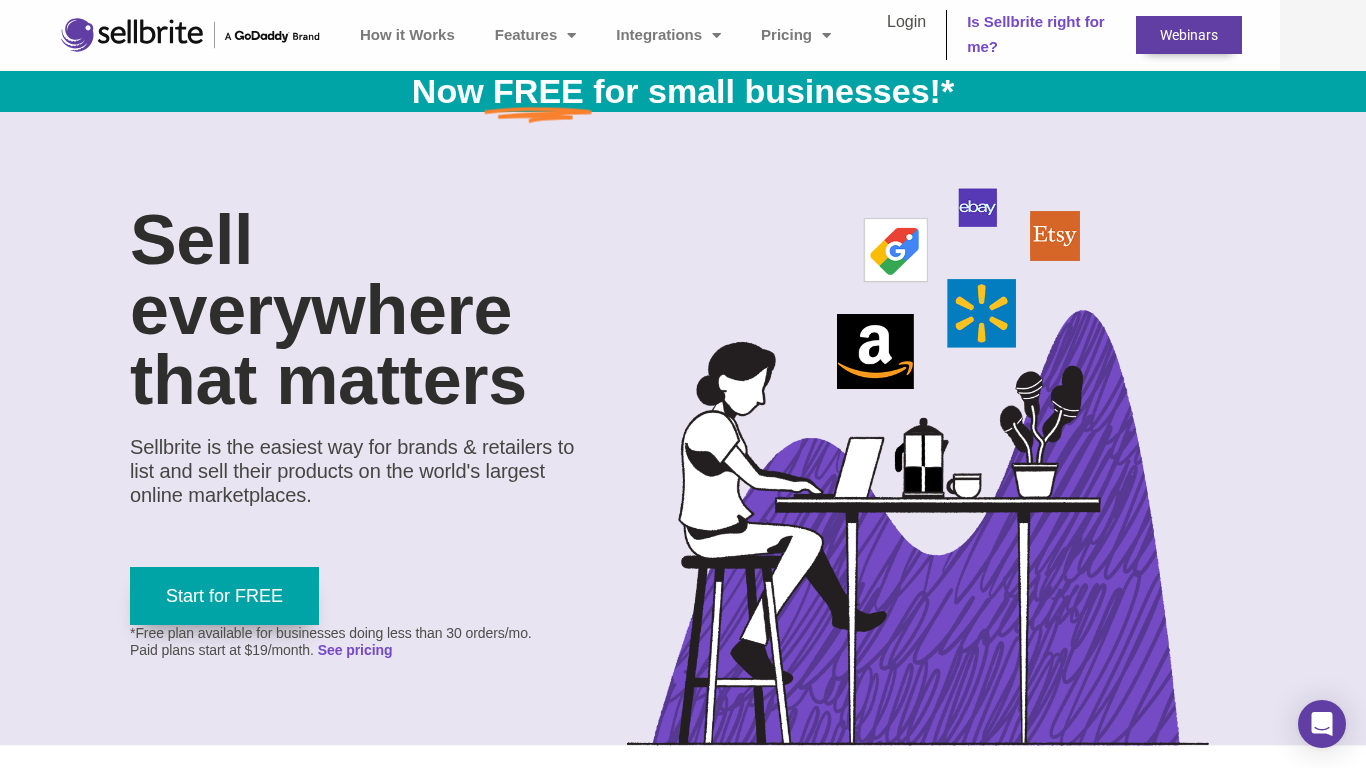 GoDaddy DBA Sellbrite Partnerprogram