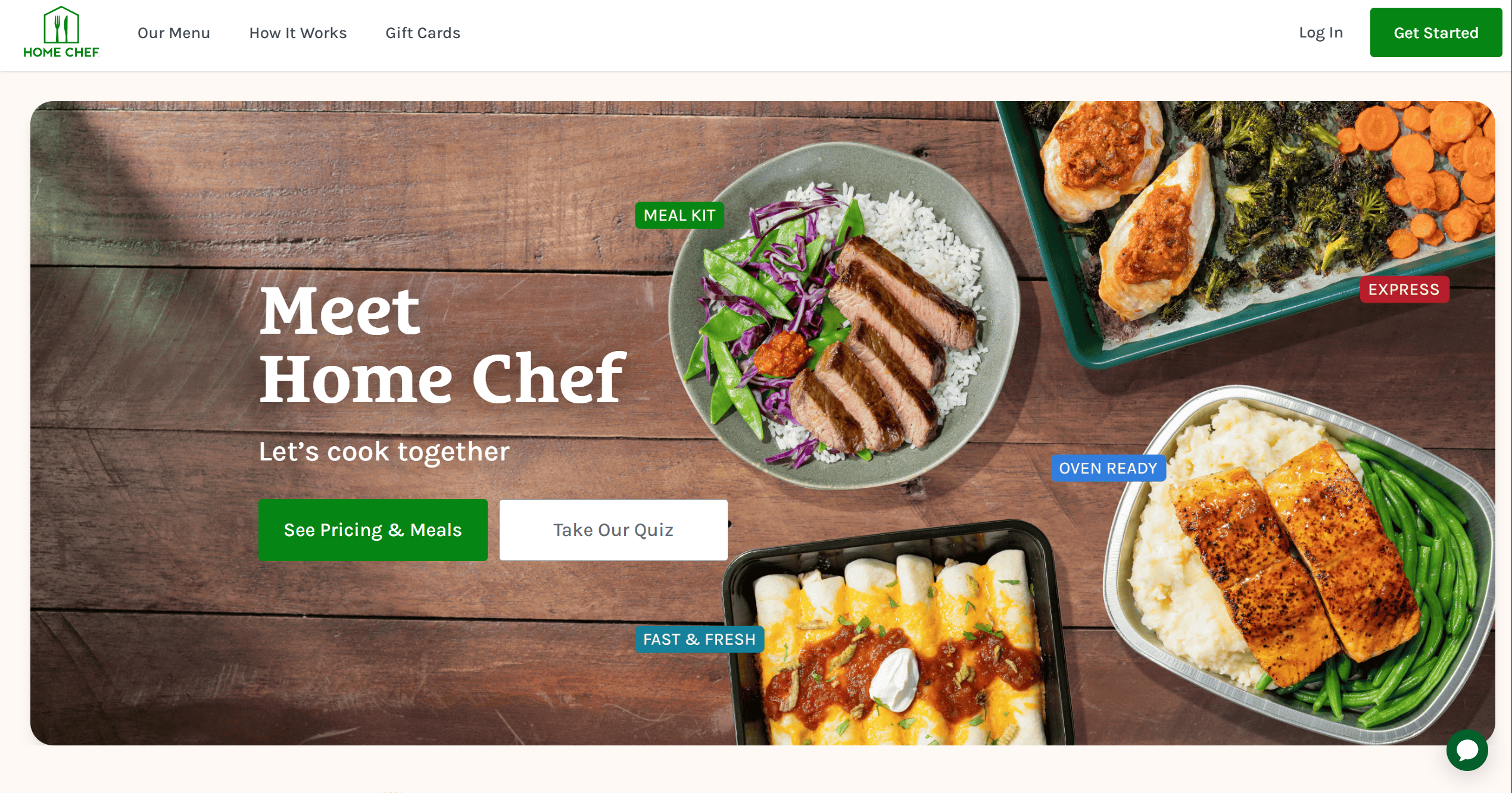 Home Chef Partnerprogram