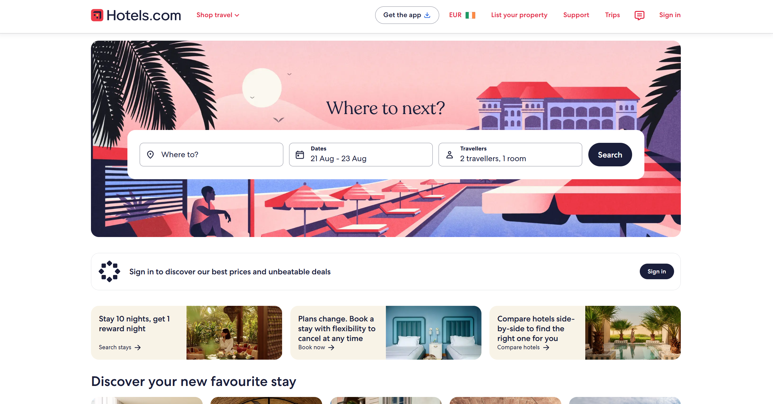 Hotels.com Partnerprogram