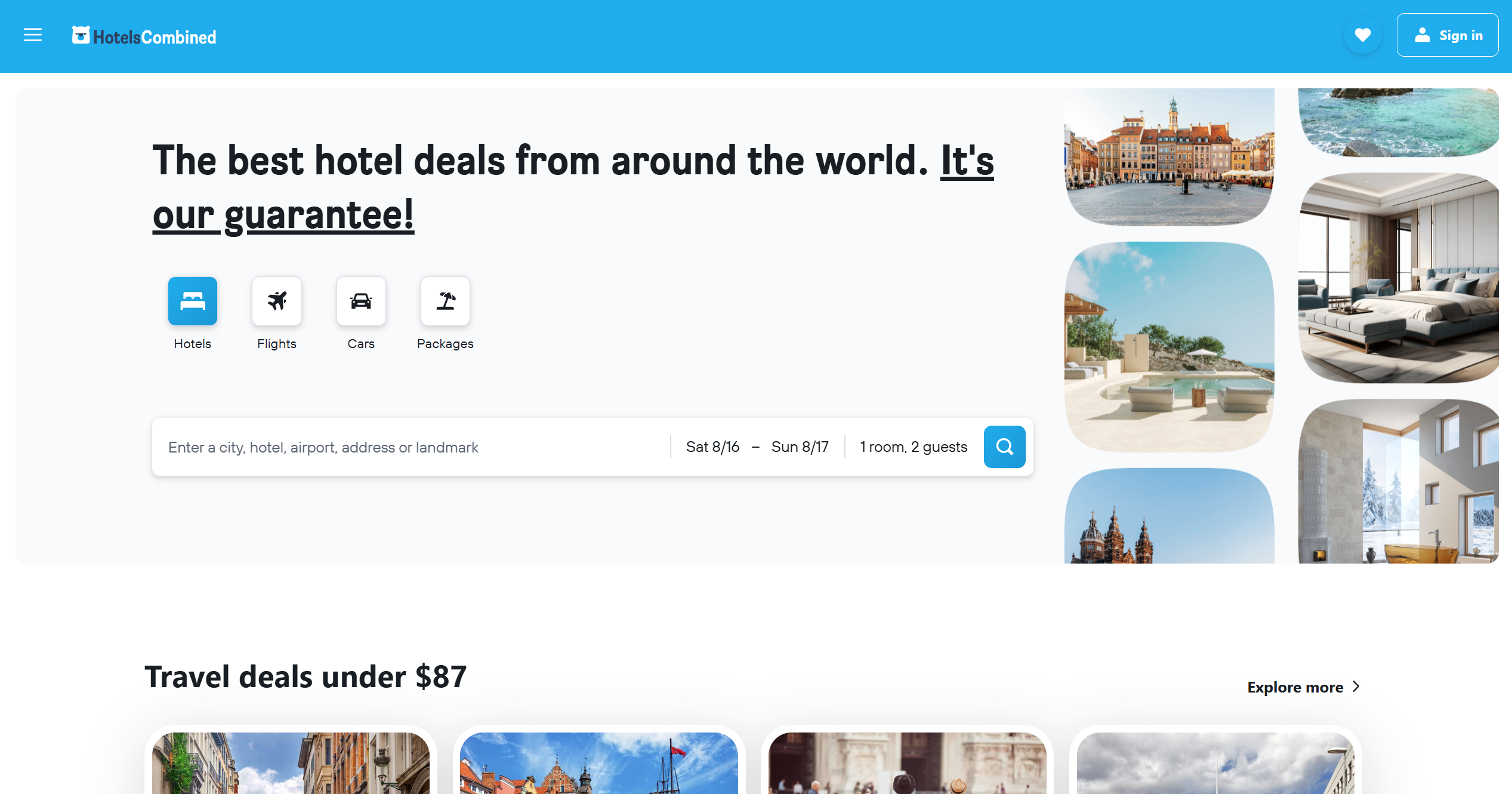 HotelsCombined Partnerprogram