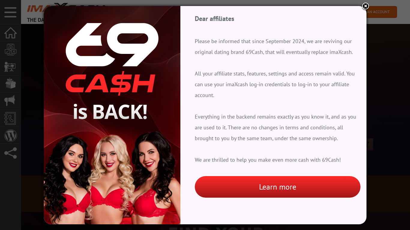 ImaXcash Partnerprogram