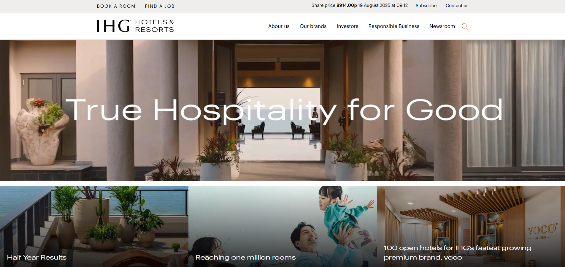 InterContinental Hotels Group partnerprogram