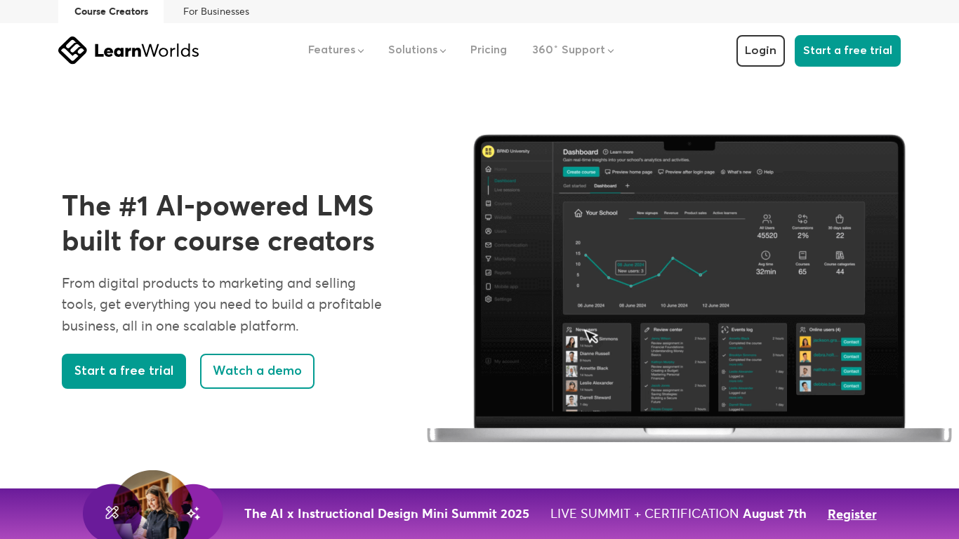 LearnWorlds Partnerprogram
