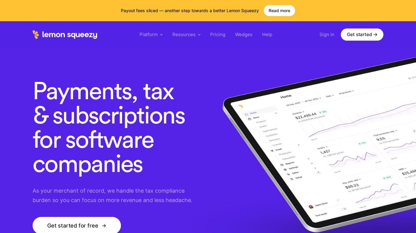 Lemon Squeezy Partnerprogram